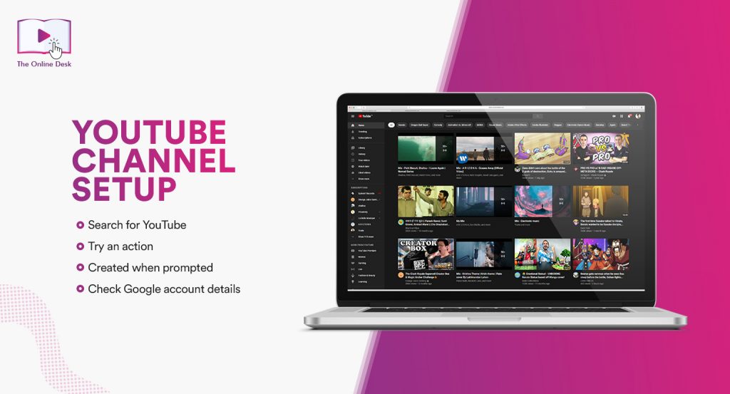 How to Create a Youtube Channel - The Online Desk